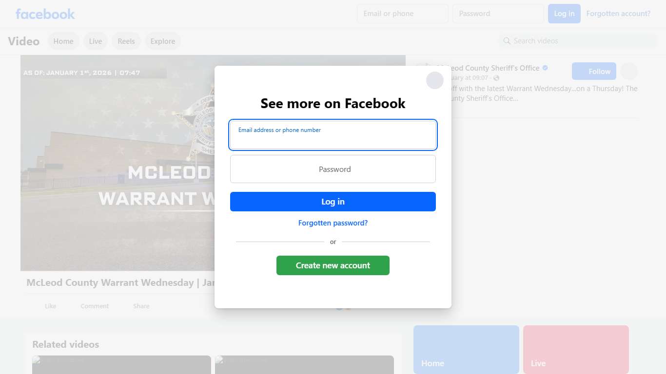Start 2026 off with the latest Warrant Wednesday...on a Thursday! The McLeod County Sheriff’s Office is featuring five individuals with outstanding McLeod County Warrants. Anyone with information on these individuals is encouraged to call the McLeod County Sheriff’s Office at (320) 864-3134 and press 0 for dispatch. A complete list of active McLeod County warrants and current in-custody individuals can be viewed at the following links. Active Warrants: https://www.mcleodcountymn.gov/warrants Cur