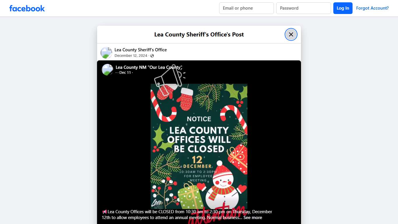 Lea County Sheriff's Office | Facebook